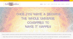 Desktop Screenshot of ediblegoddess.com